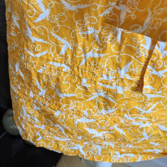 Anthropologie Girls fromSavoy Bird Ruffle Dress 10 - Picture 4 of 9